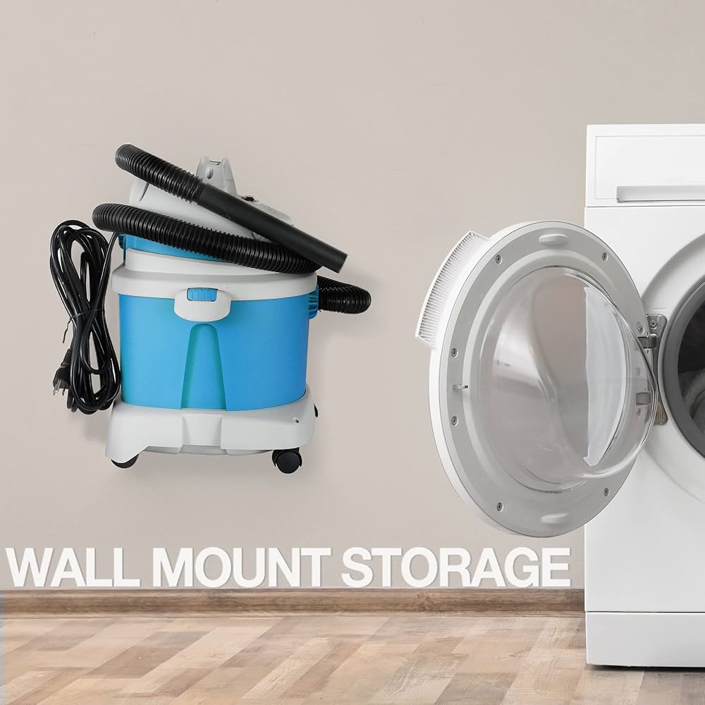 【na.e】 Smooth Reversible All-in-one Shop-Vac 1.5 Gallon 2.0 Peak HP Portable Wet/Dry Vacuum